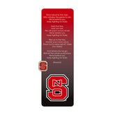 Fan Frenzy Gifts North Carolina State Wolfpack Officially Licensed Fight Song Bookmark and Pin